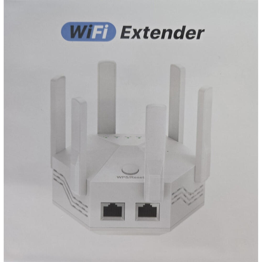 1200Mbps WiFi Extender – Dual Band 2.4G/5G Signal Booster w/ Ethernet